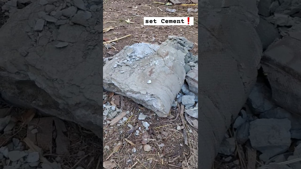 how to break hard cement ❗️💥
