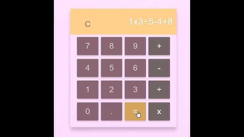 UI calculator design