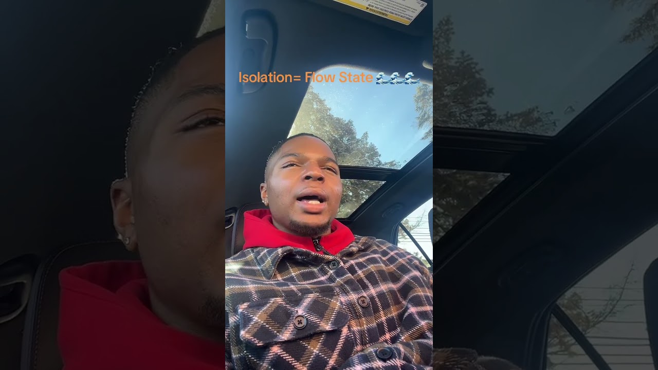 Isolation= Flow State 🌊🌊🌊