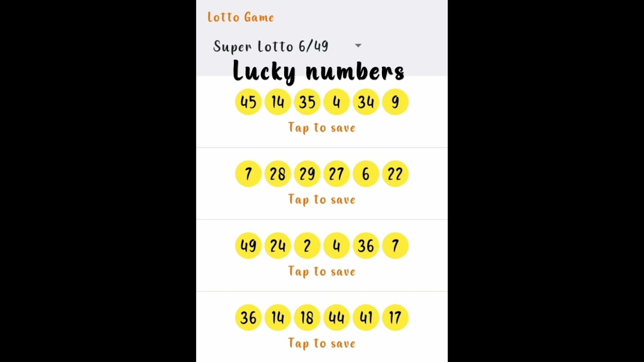 Superlotto 6 /49 lucky numbers April 04, 2023 Tuesday lotto draw 