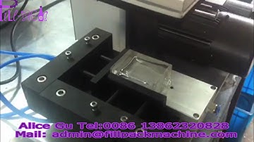 Semi automatic bottle labeling machine for the flat glass bottle double side labeling