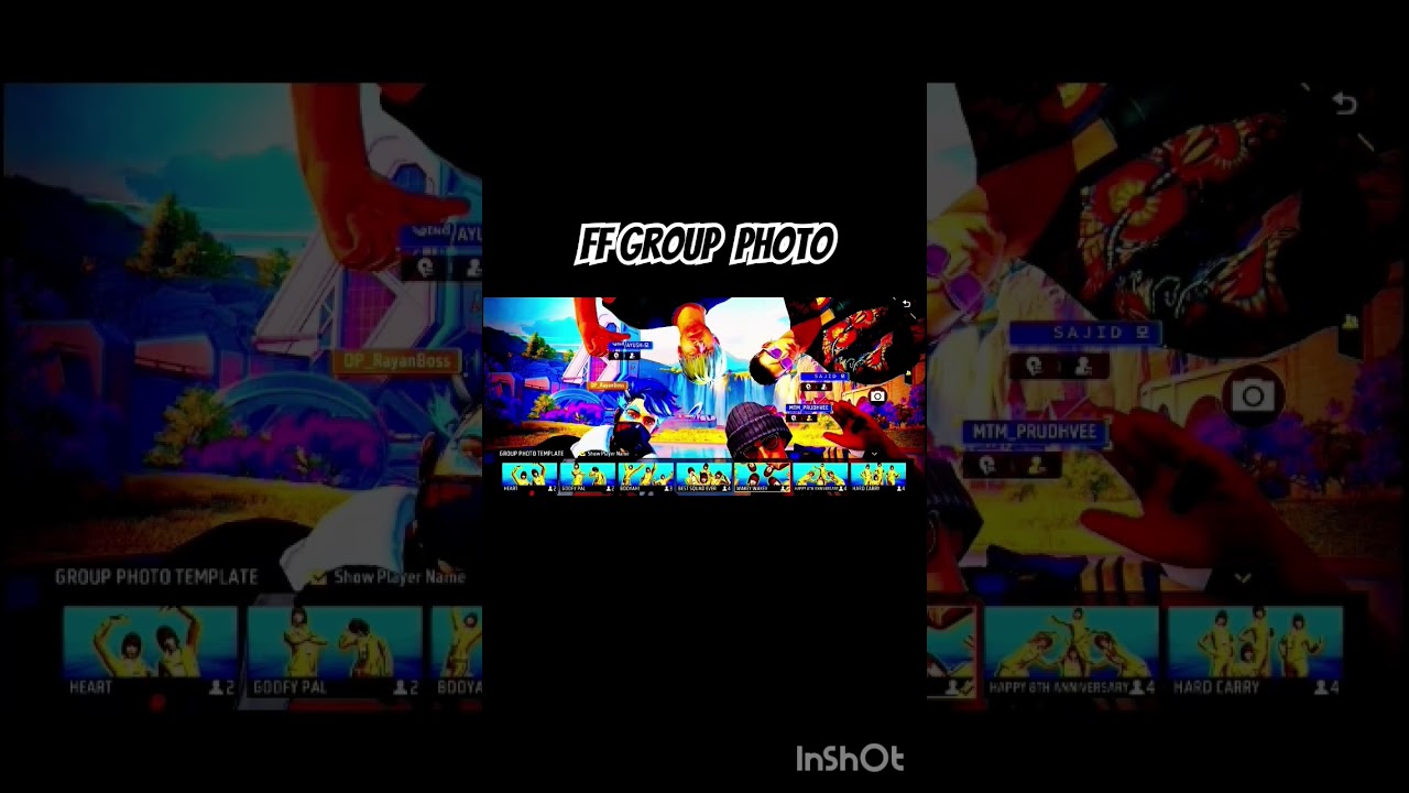 New Free Fire Group Photo 😎👿 | Pro Squad Attitude | FF Gang DP 2026