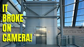 The Delaware Elevator Breaks on Camera at the National Museum of the Marine Corps!