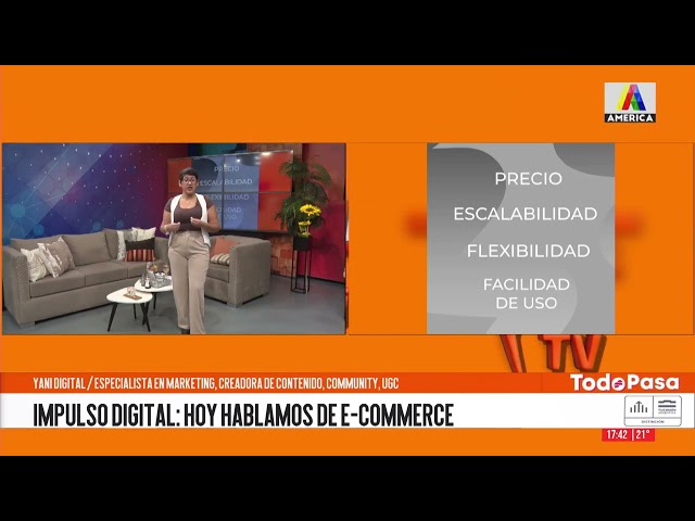 Yani Digital, Esp. en Marketing en su micro habló de E-commerce y sus ventajas para emprender
