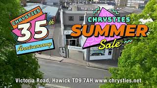 Chrysties 35 Year Anniversary Summer Sale