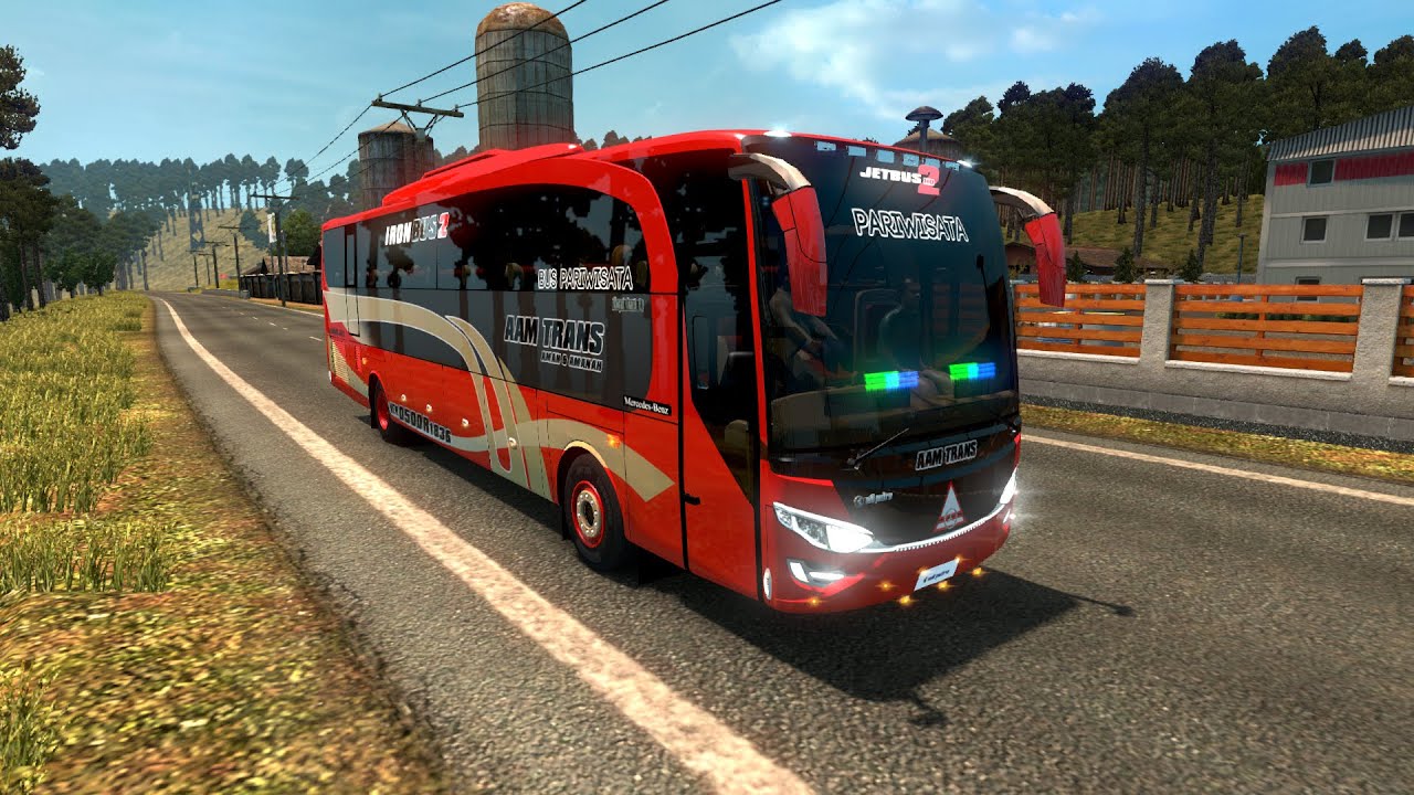 ETS2 | Rutas Mortales! Curvas peligrosas! | AUTOBÚS MERCEDES BENZ Euro Truck Simulator 2