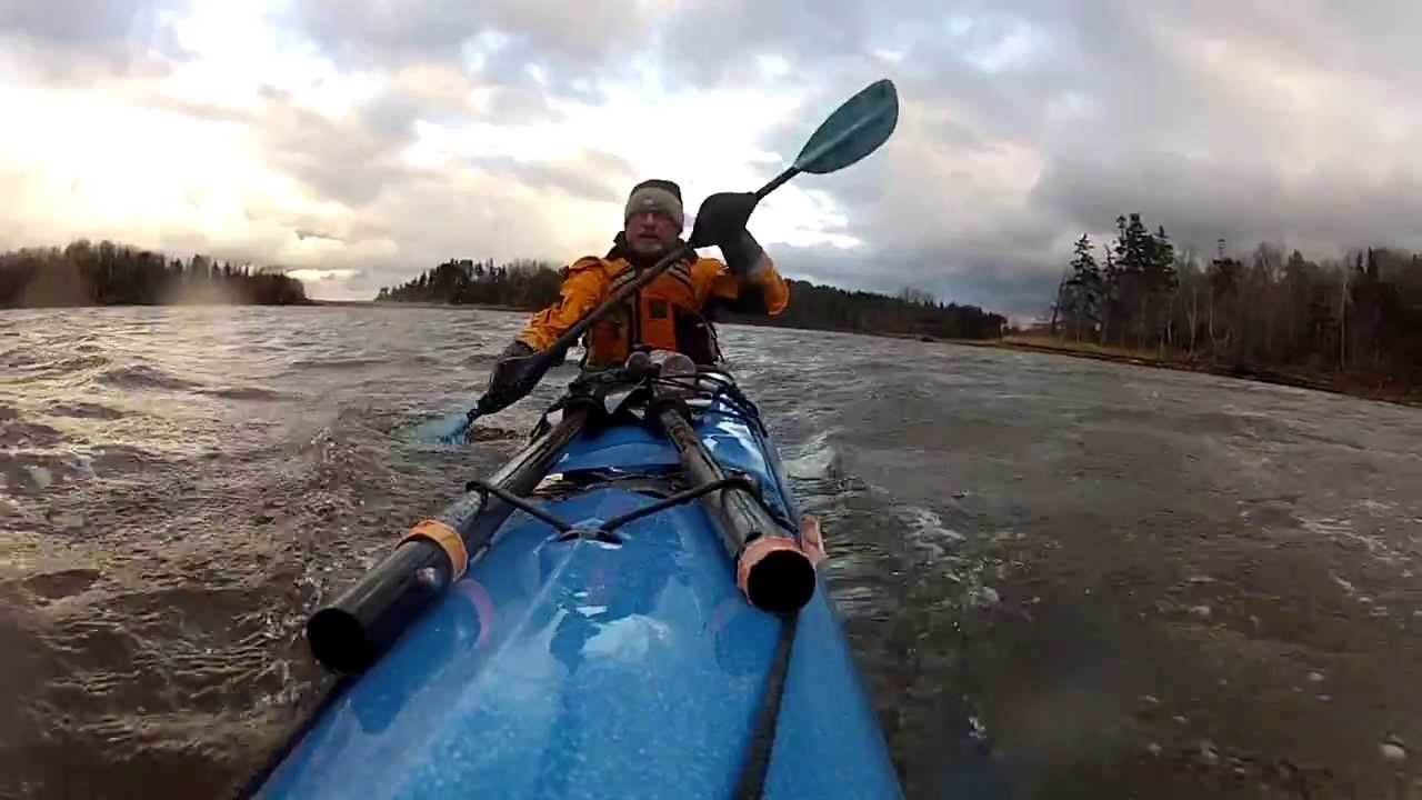 Antigonish Harbor kayak Nov 23 2013, Frank X. Mac Donald YouTube
