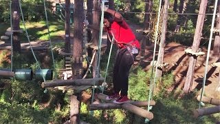 Adrenalin Forest - Wellington - Course 3 | High Ropes & Obstacle Course | Flying Foxes | New Zealand