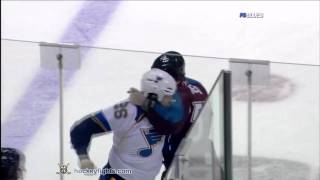B.J. Crombeen vs Cody McLeod Mar 6, 2010