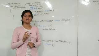 Exception propagation, customer exception and throw keyword