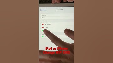 iPad or iPhone WiFi Problem Change DNS #apple #iphone #ipad #tipsandtricks