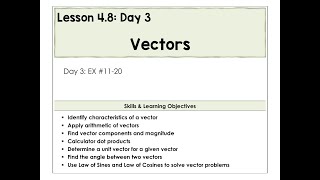 4.8-C Vectors Video