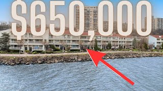 SHELTER BAY, EDGEWATER NJ - TOURING A $650K TOWNHOUSE OVERLOOKING NYC