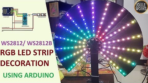 RGB LED Strip (WS2812 or WS2812b) Decoration using Arduino - Joule Works