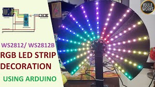 RGB LED Strip (WS2812 or WS2812b) Decoration using Arduino - Joule Works