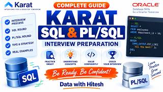 Karat PL/SQL Developer Interview | Complete SQL & PL/SQL Interview Process + Questions
