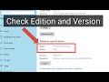 How to check windows version &amp; edition | Check windows os version
