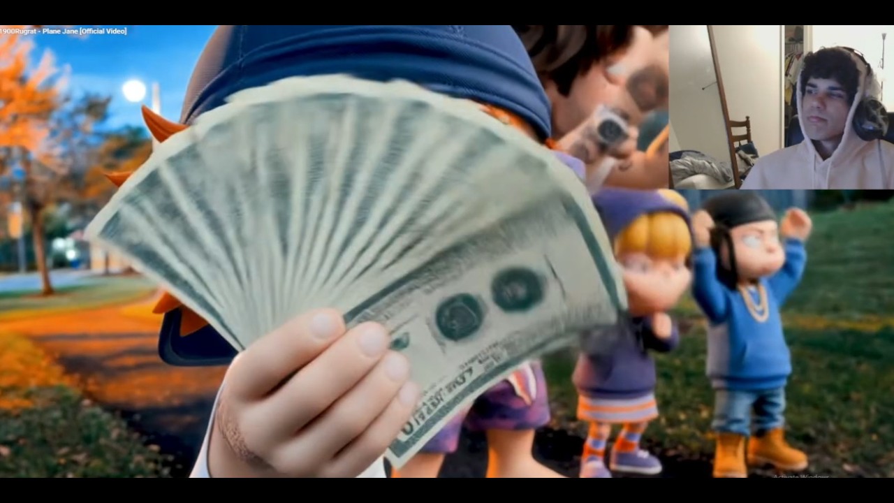 WHERS HE GETTING THESE BEATS?? 1900 Rugratt Plane Jane Music Video ...