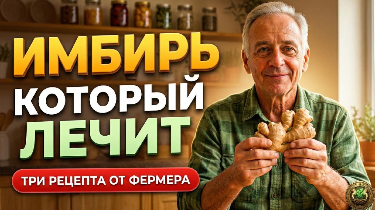 ИМБИРЬ ОТ ВСЕХ БОЛЕЗНЕЙ. ТРИ РЕЦЕПТА КОТОРЫЕ РАБОТАЮТ #имбирь #народнаямедицина #здоровьепосле60