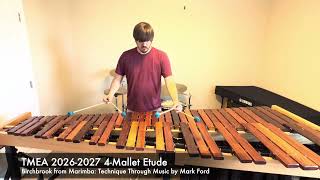 TMEA 2026-2027 Percussion Etudes: 4 Mallet