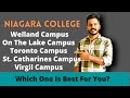 Niagara College || All Campus Explained In Details || Which One Is Best For You || Must Watch 2022