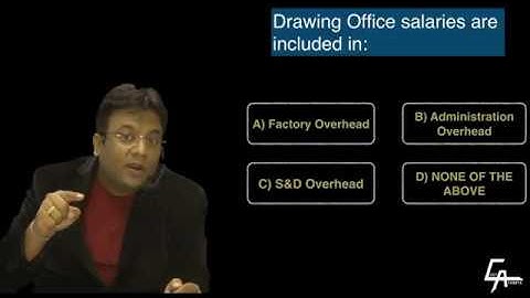 Cost Accounting MCQs by Cost Acharya Prof. Abhijit Sengupta