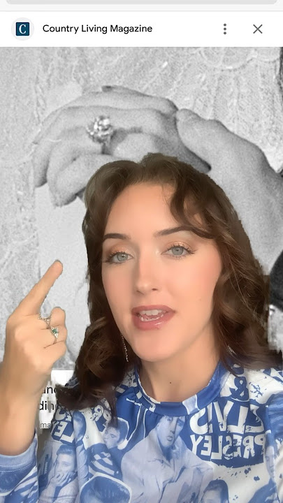 Affordable Priscilla Presley inspired wedding ring #elvispresley #priscillapresley #elvis