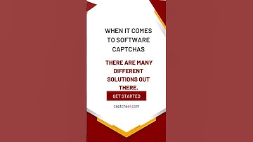 When it comes to software captchas