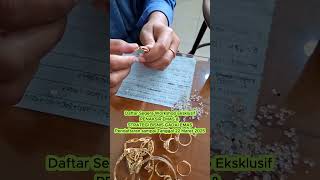 Tips Perbaiki Permata Yang Copot !! Daftar Workshop Penaksir Emas #perhiasanemas  #tutorial