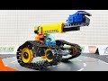 Super Police Steamroller Trucks Excavator Bulldozer Racing