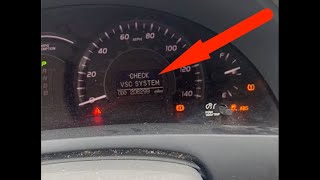 Toyota Camry — “Check VSC System” Fix (2-Minute Reset)