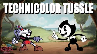 FNF Technicolor Tussle but Cartoon Bendy Sings it! 'Cuphead Vs Bendy' (Chitogamess)
