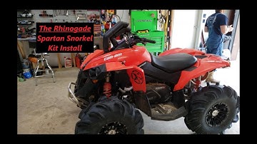 Canam Renegade Spartan Snorkel Kit Install