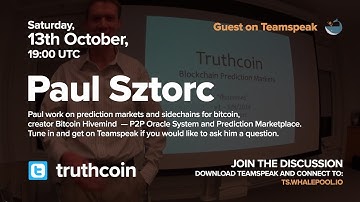 Whalepool Interview: Paul Sztorc of truthcoin talk on bitcoin sidechains, drivechains oct/2018