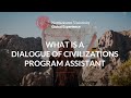 What is a dialogue of civilizations program assistant