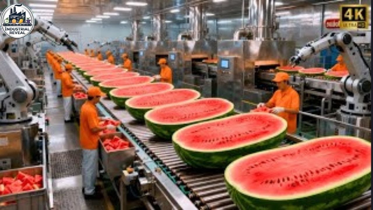 What's REALLY Happening Inside Modern Watermelon Factories