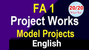 How get( 20) Marks ||English||FA-1,FA-2,FA-3,FA-4||project work||