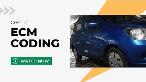 Maruti Suzuki celerio. denso ecm coding programming dun with thinkcar master x