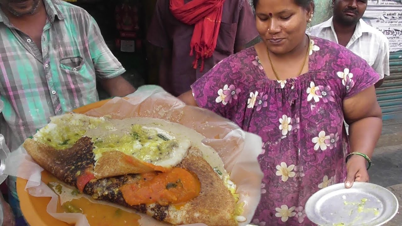 Egg ( Anda ) Masala Dosa | Tamil Nadu South Indian Street Food 2018 | Indian Food Loves You