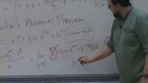 Differential & Integral Calculus, Lec 4, Math 31A, UCLA