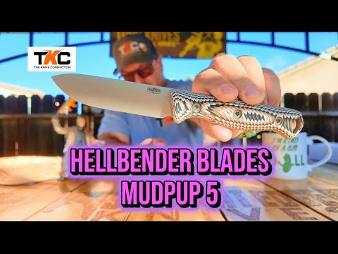 HELLBENDER BLADES MUDPUP 5, lets test out this blade i got in from @The-Knife-Connection !