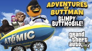 Adventures of Buttman #23: Blimpy Buttmobile! (Annoying Orange GTA V)