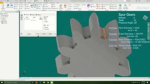 how to create pinion gear/autodesk inventor