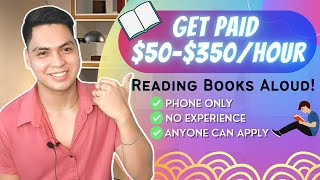 Make $50$350 Per Hour | Just Read Books Aloud | Work From Home
