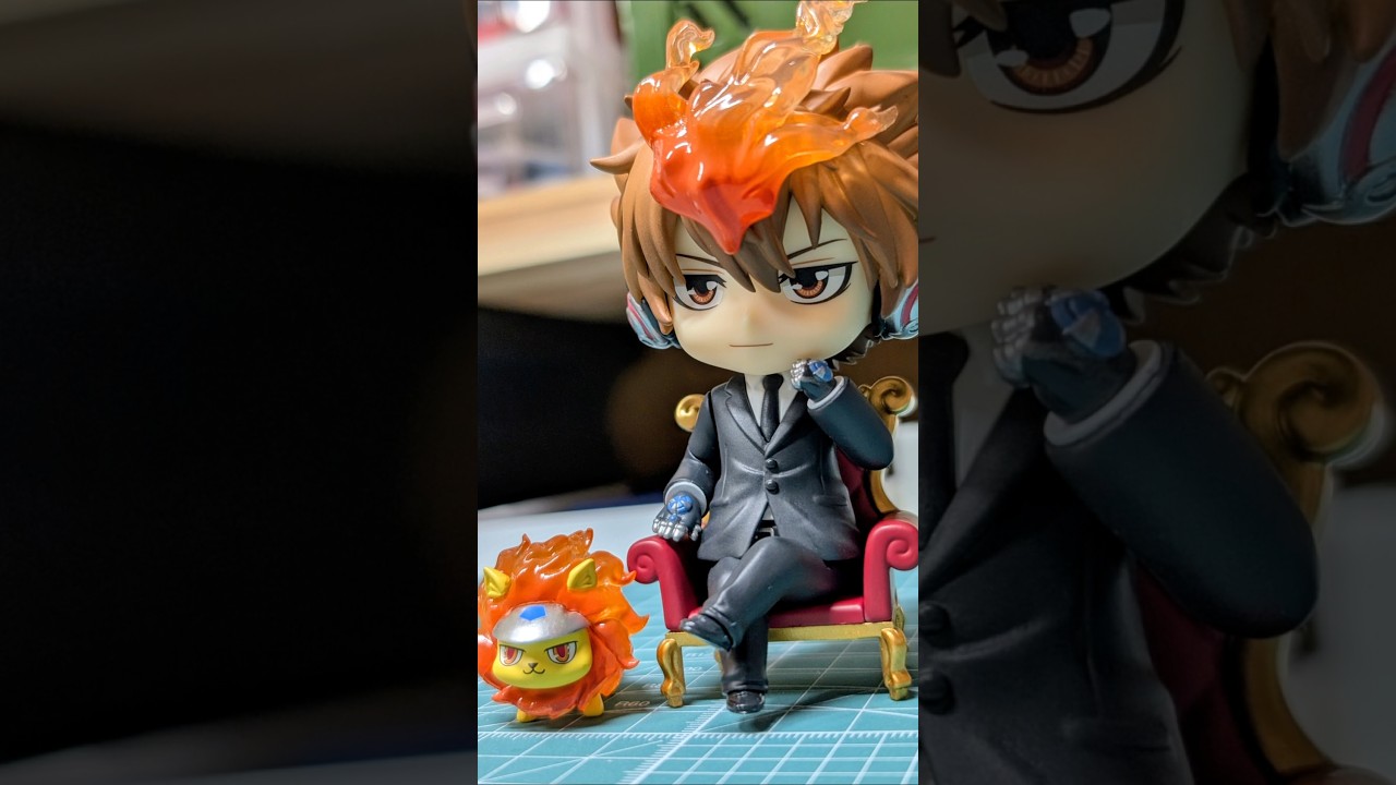 ねんどろいど 沢田綱吉 黒スーツ 家庭教師ヒットマンREBORN! 特典付