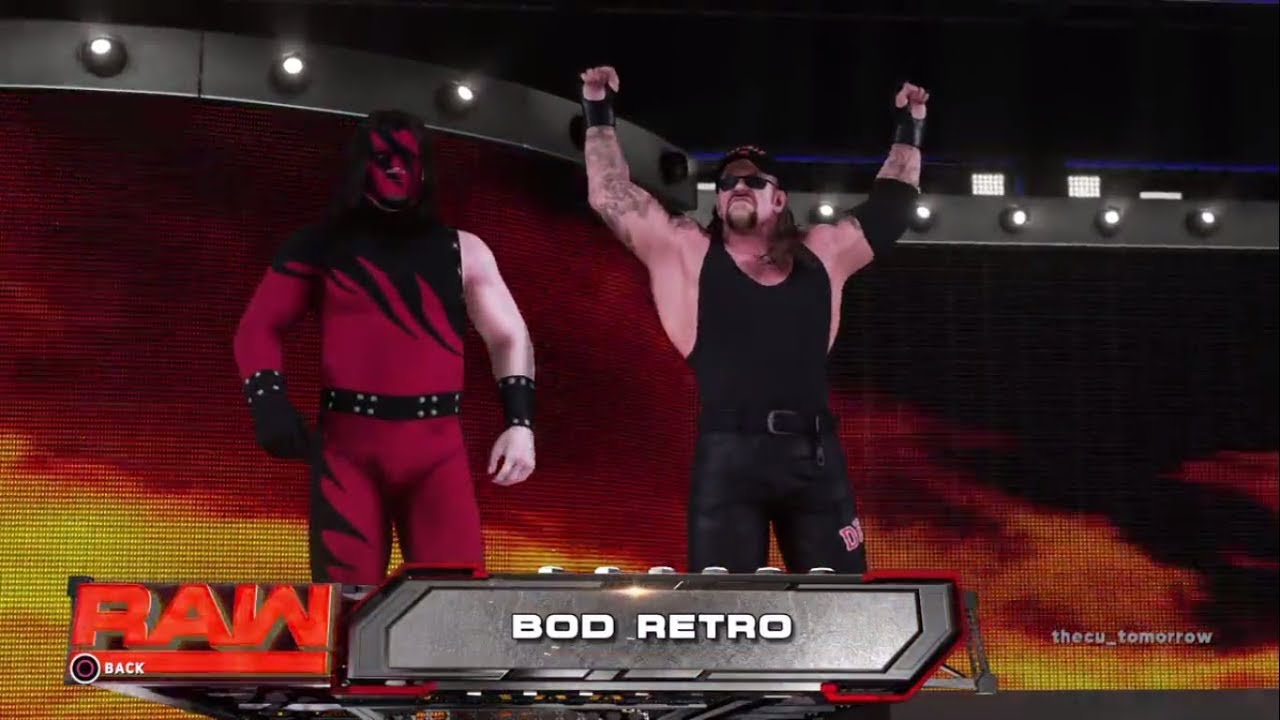#cwc dream11 WWE 2K18 How To Create Brothers of Destruction Retro Tag Team Undertaker '00 & Kane '98 Tutorial