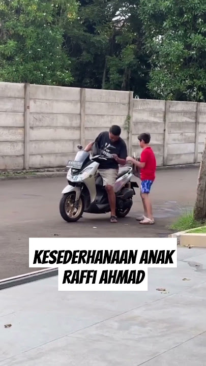 kesederhanaan anak Raffi ahmad mau ibadah kaya anak lainnya