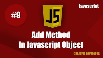 Add method in javascript object || Javascript object add method || Javascript || Javascript Tutorial