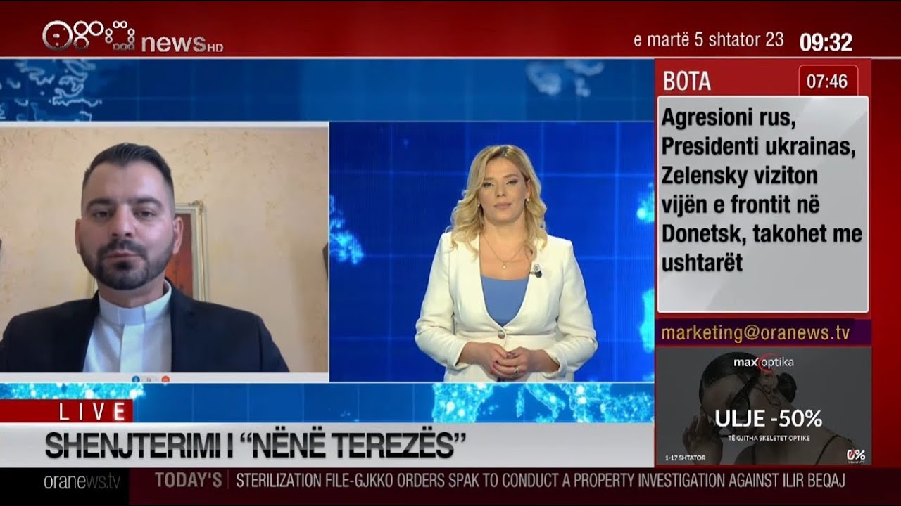 Shtatë vite nga "Shenjtërimi" i Nënë Terezes, i ftuar Dom Mark Pashkja