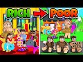 RICH To POOR! *EVIL* Step Mom STOLE OUR MEGA NEON PETS! (Roblox Adopt Me)